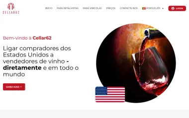 Website Cellar62, desktop