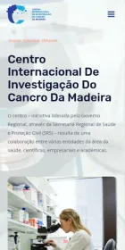 Website CIIC Madeira, Site institucional, no telemóvel