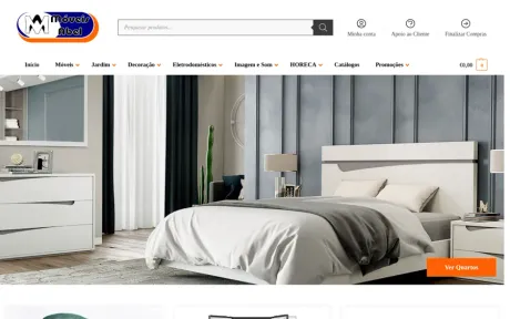 Website Moveisabel, desktop