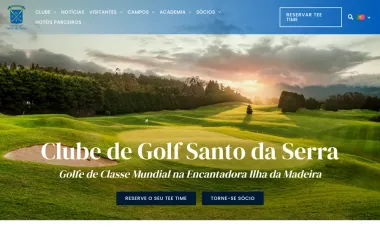 Website Santo Da Serra Golf, desktop